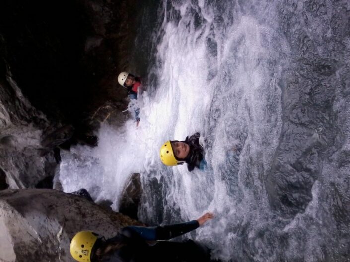Aqua rando au couleau